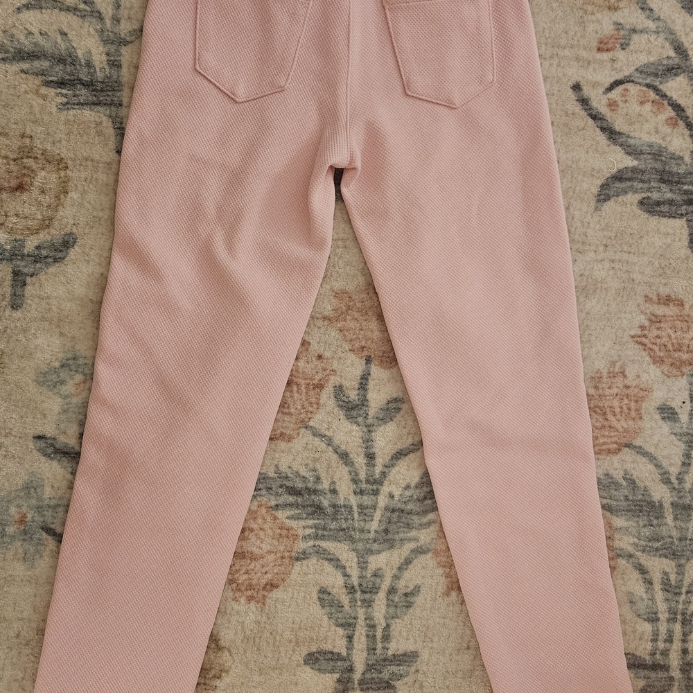 Pink Textured Pants - Picture 3 of 3